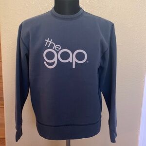 Y2K 1969 Gap Blue Grey S Small Vintage long sleeve shirt crew neck sweatshirt